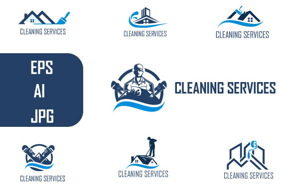 Cleaning Logo Bundle