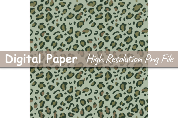 Cozy Fall Leopard Print Digital Paper,Pa