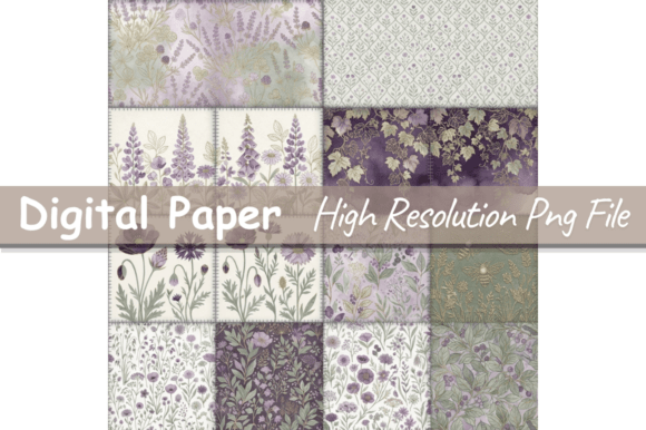 Cozy Fall Patchwork Autumn Digital Paper