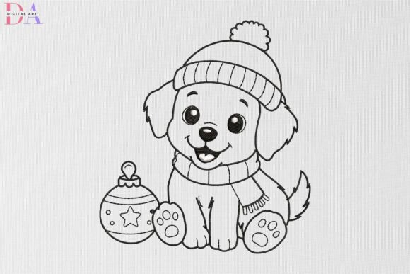 Cute Winter Puppy