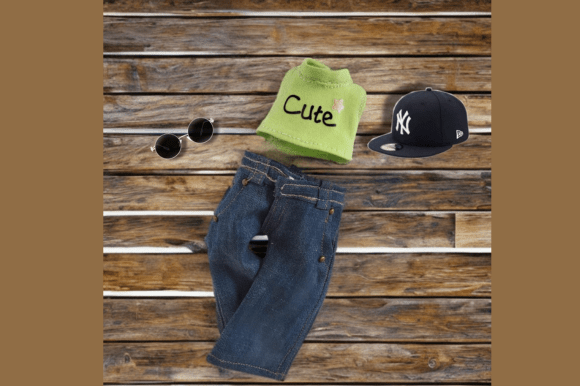 Doll Jeans & T-Shirt Sewing Pattern