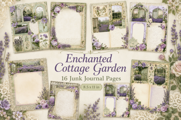 Enchanted Cottage Garden Junk Journal