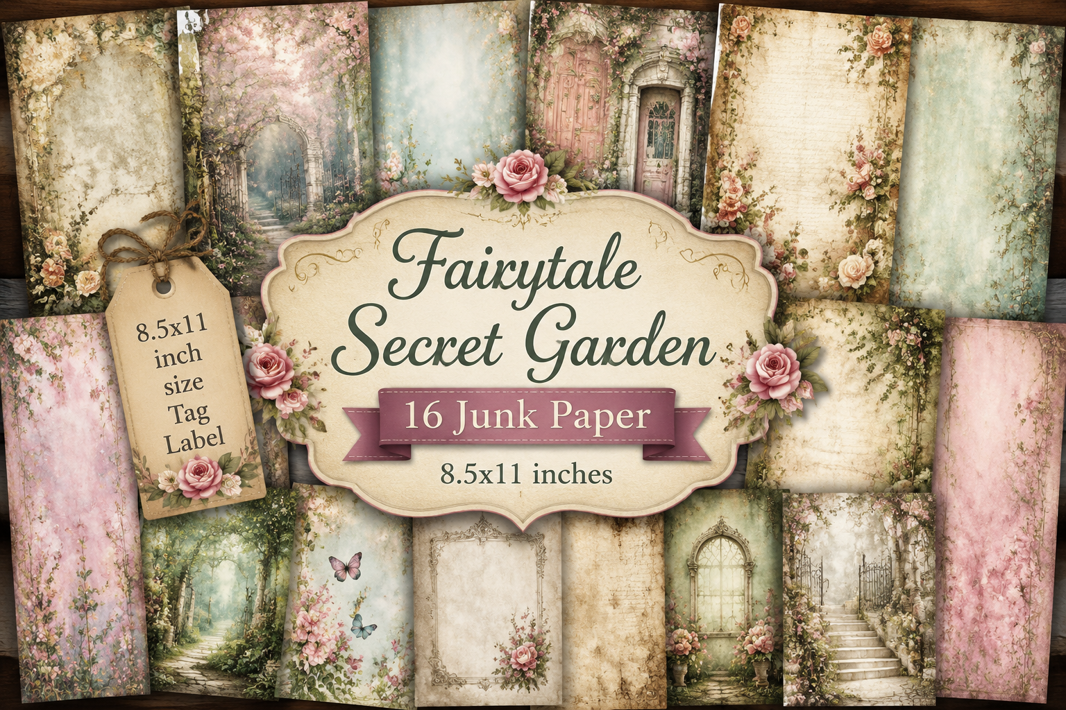 Fairytale Secret Garden Junk Journal