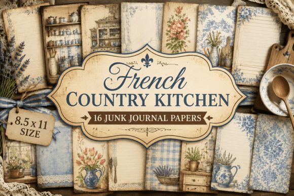 French Country Kitchen Junk Journal