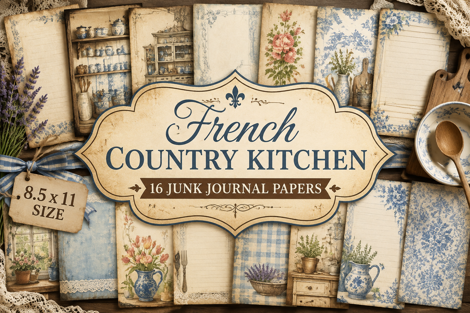 French Country Kitchen Junk Journal