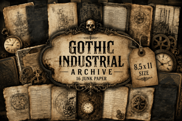 Gothic Industrial Archive Junk Journal