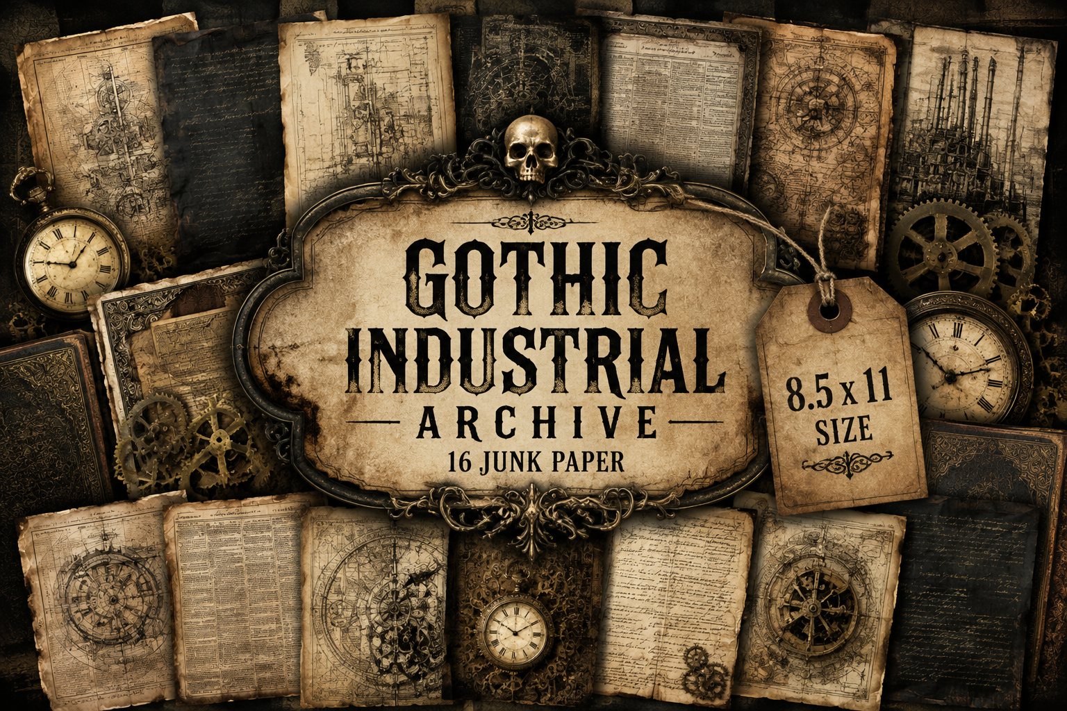 Gothic Industrial Archive Junk Journal