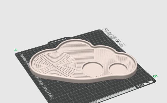Japandi Trinket Dish STL – Organic 3D Printed Jewelry Tray & Vanity Organizer - Image 3