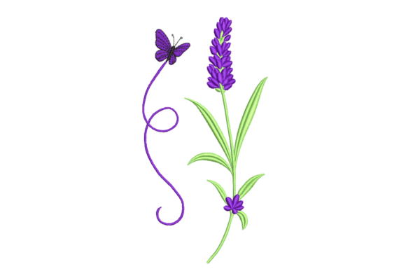 Lavender Butterfly