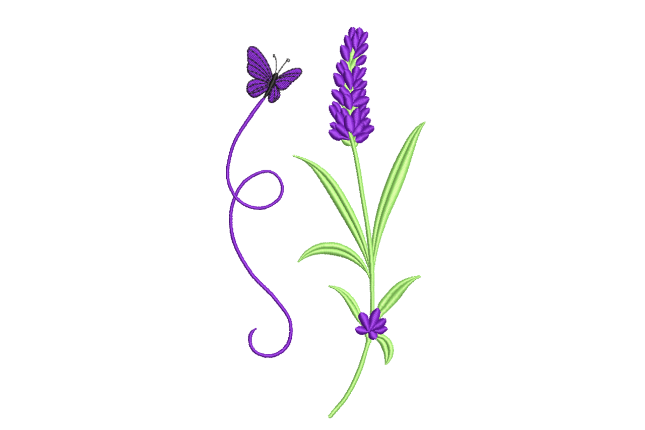 Lavender Butterfly