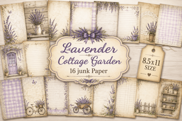 Lavender Cottage Garden Junk Journal