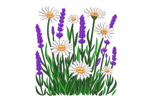 Lavender & Daisy Wildflower