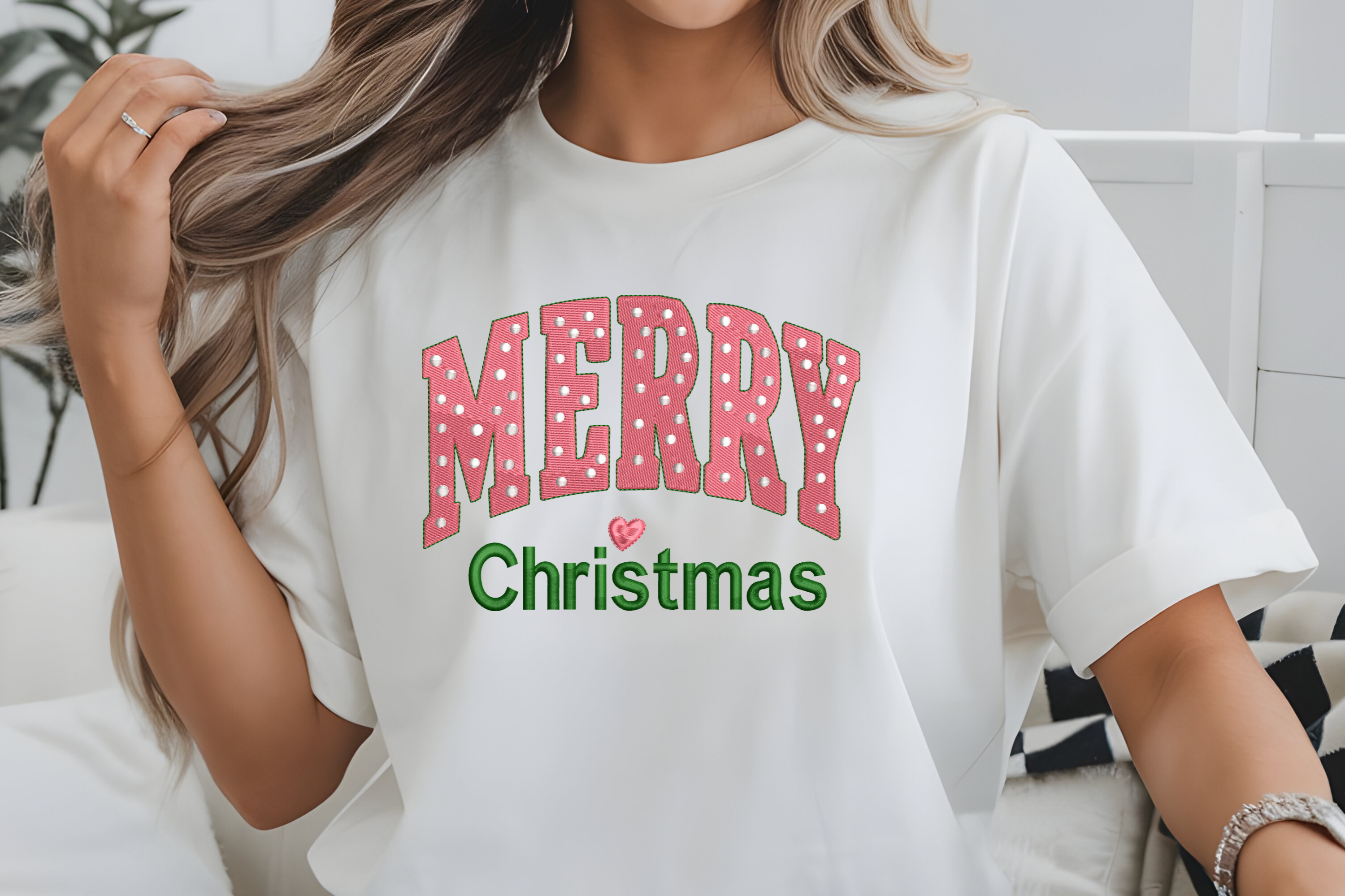 Lettering Pattern Merry Christmas - photo 2