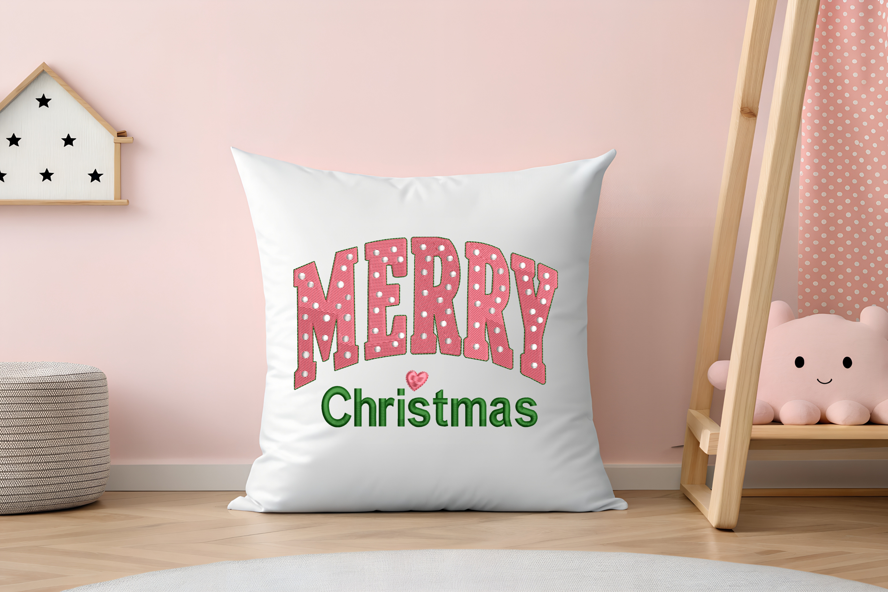 Lettering Pattern Merry Christmas - photo 5