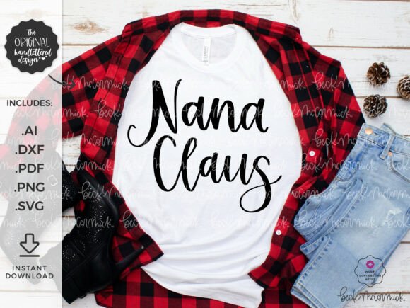 Nana Claus Svg Graphics