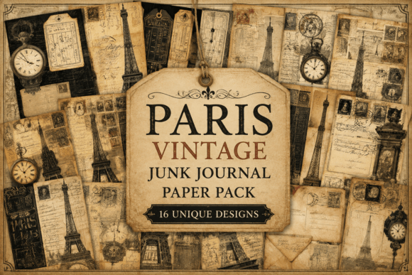 Paris Vintage Junk Journal