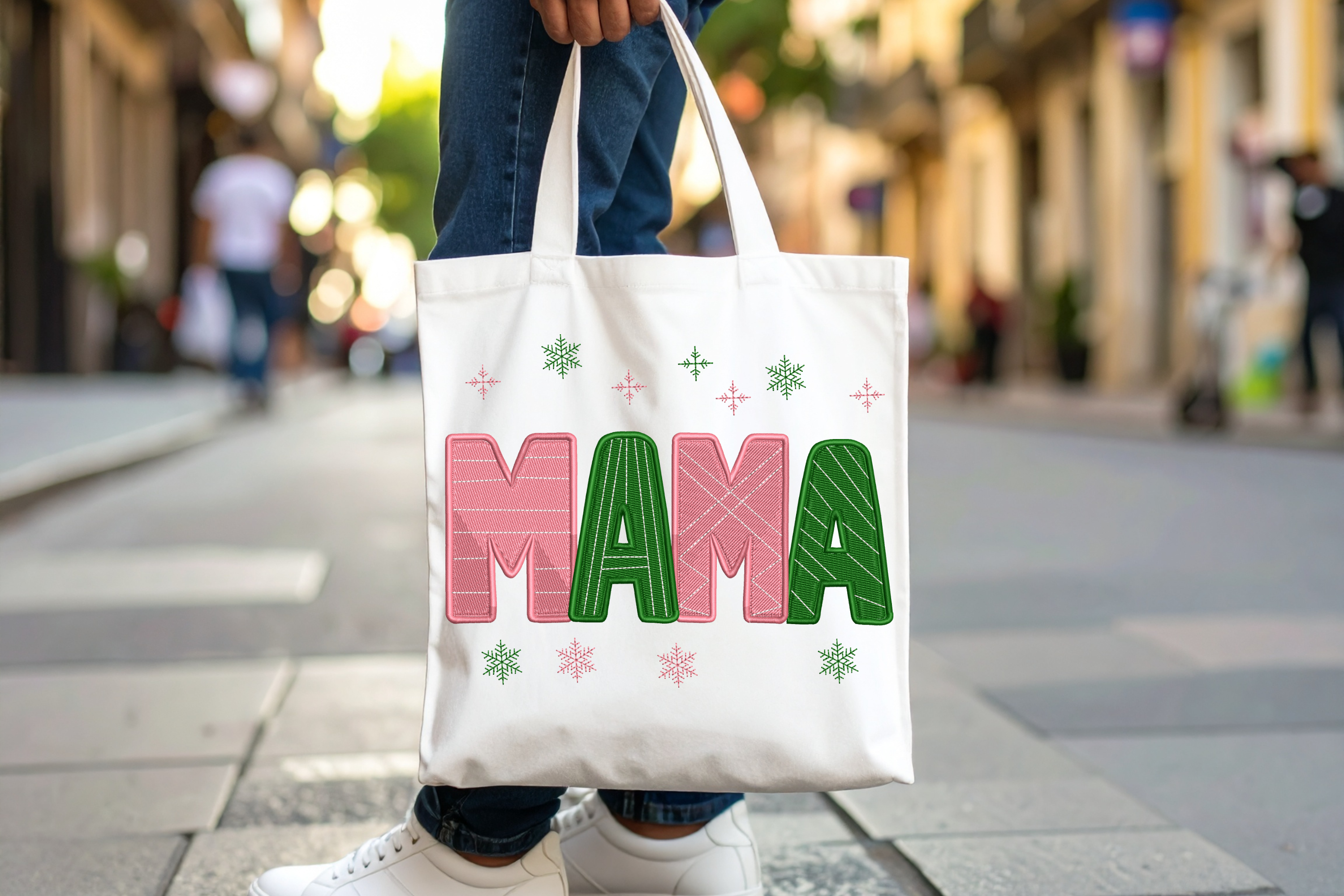 Pink Green Holiday Mom Christmas Mama - photo 3