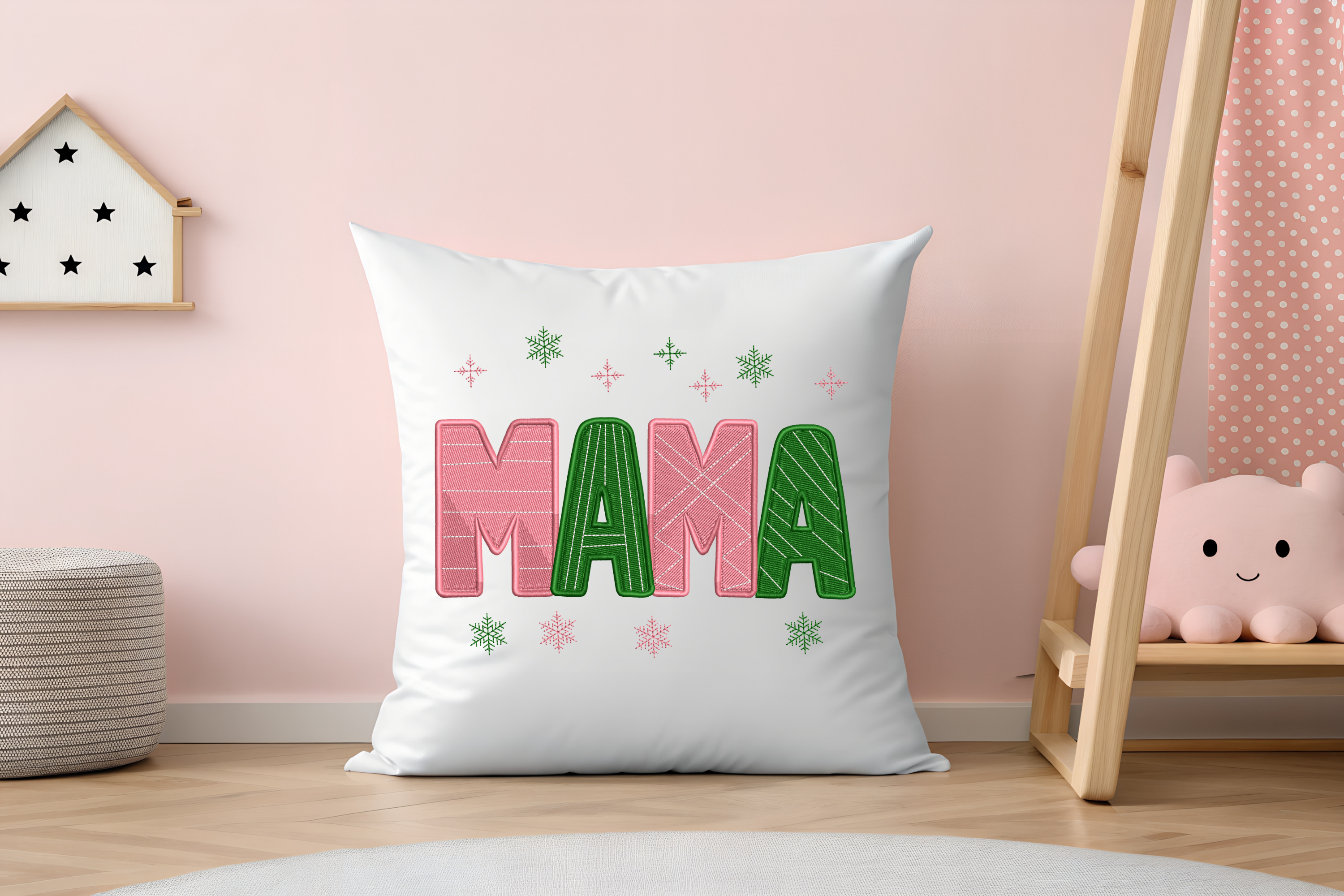 Pink Green Holiday Mom Christmas Mama - photo 5