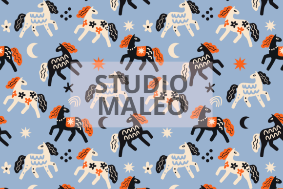 Scandinavian Celestial Folk Horses