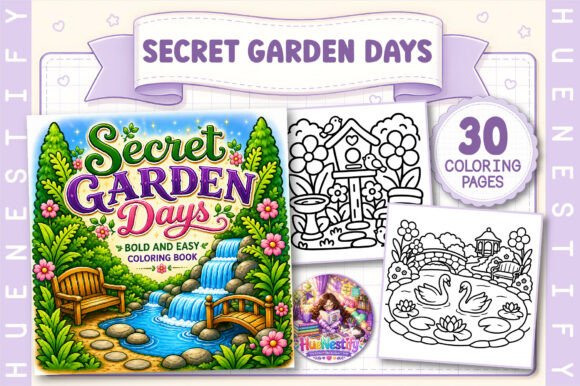 Secret Garden Days Coloring Book