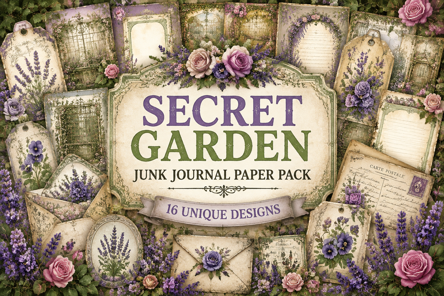 Secret Garden Junk Journal