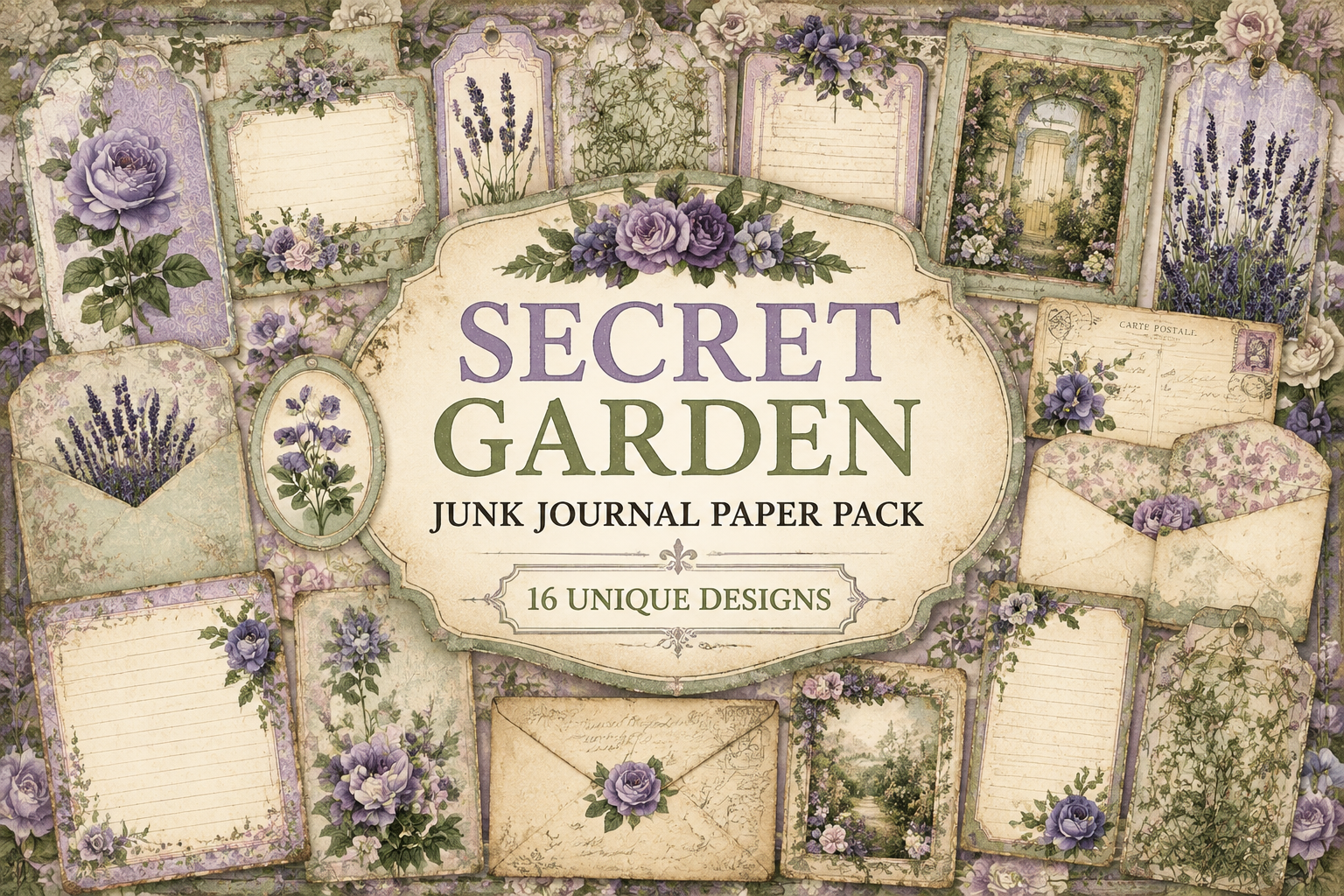 Secret Garden Junk Journal