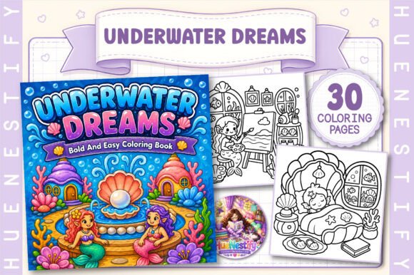 Underwater Dreams Coloring Book