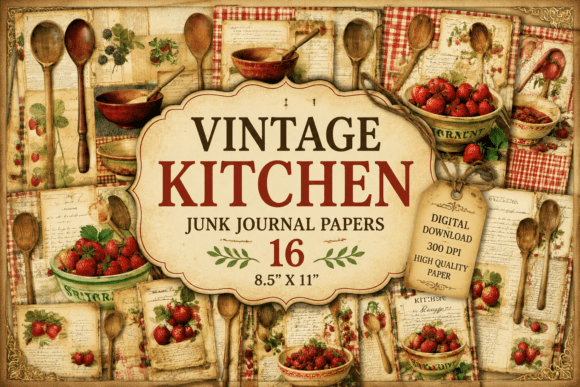 Vintage Kitchen Junk Journal