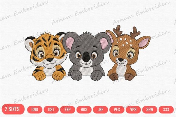 Cute Baby Animals Trio