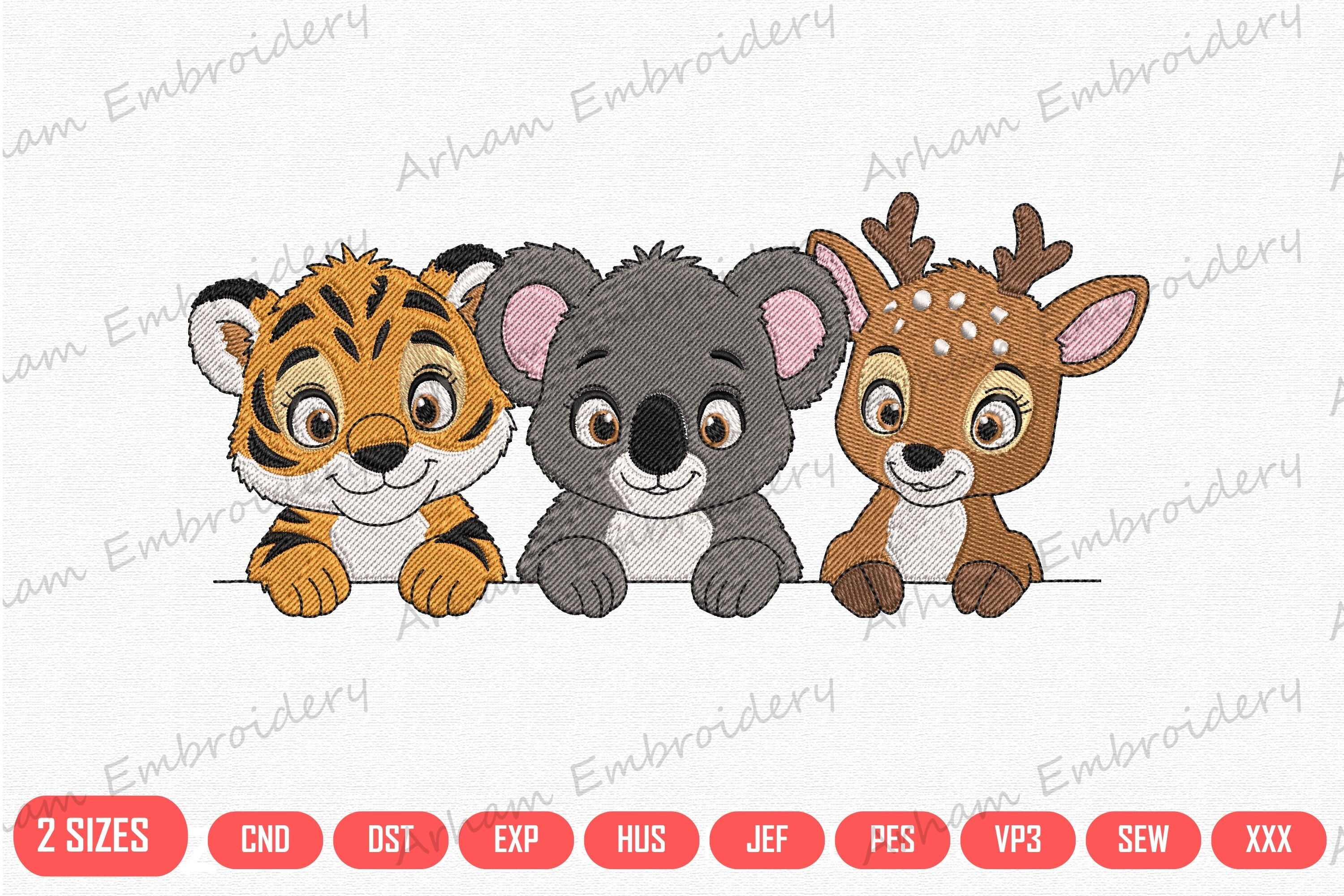 Cute Baby Animals Trio