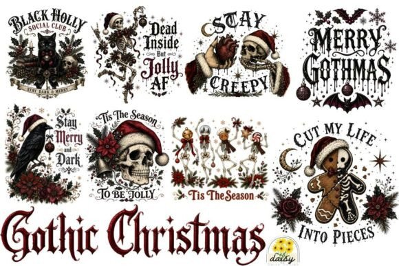 Dark Gothic Christmas Halloween Bundle