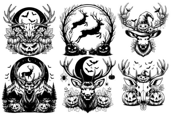 Deer Halloween SVG Bundle