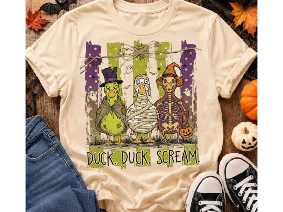 Duck Duck Scream Goose SVG PNG