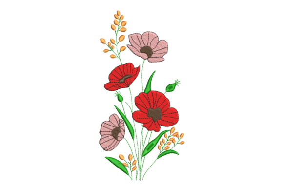 Floral Poppy Bouquet