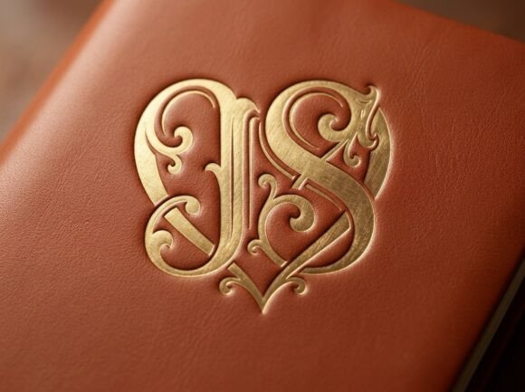 JS Romantic Couple Monogram SVG
