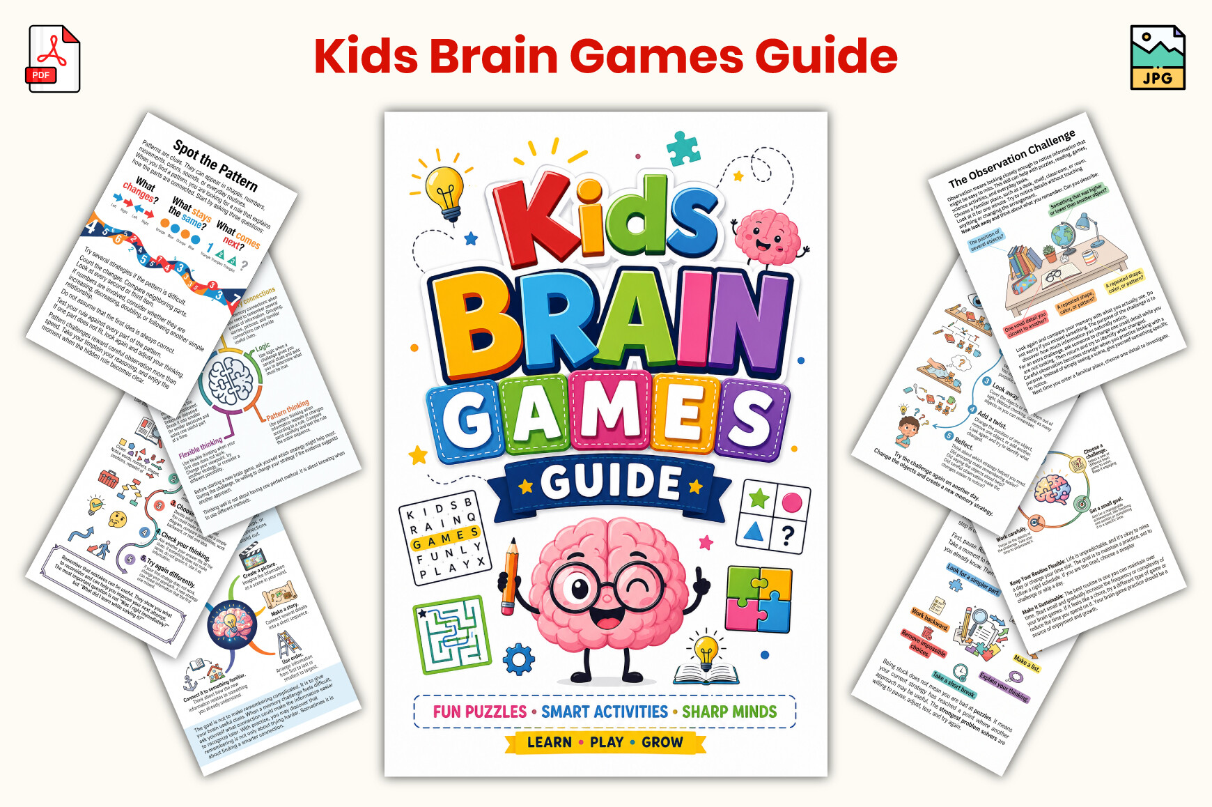 Kids Brain Games Guide