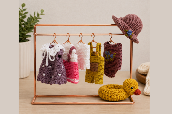 Mini Crochet Doll Clothes Pattern – Summ