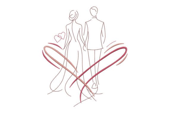 Minimalist Wedding Couple