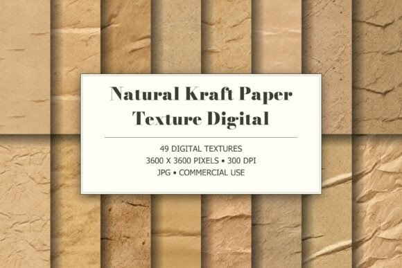 Natural Kraft Paper Digital Paper