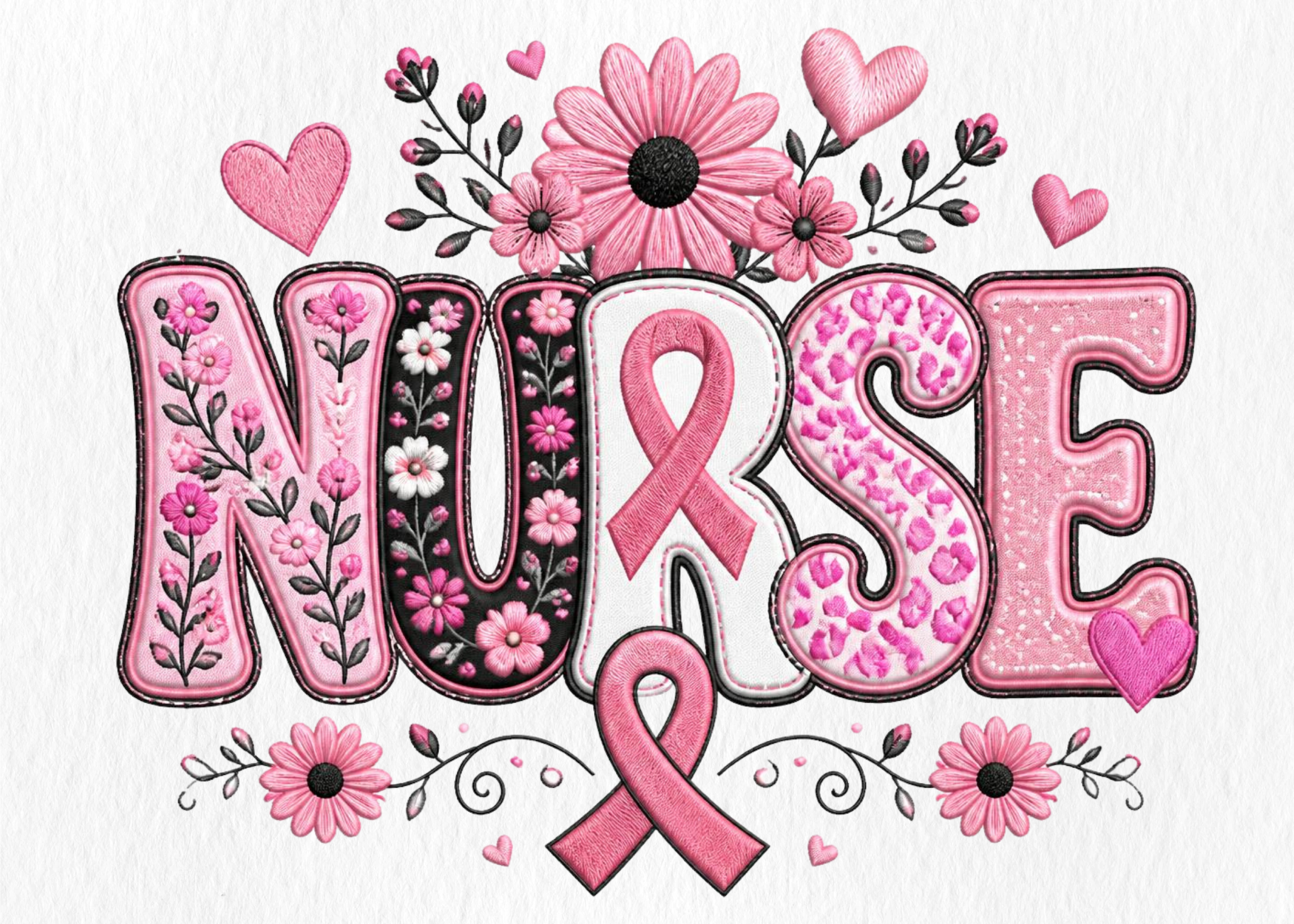Nurse Breast Cancer Awareness T Shirt