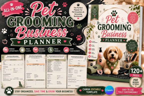 Pet Grooming Business Planner