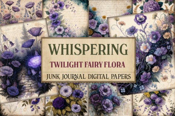 Whispering Twilight Fairy Flora Pages