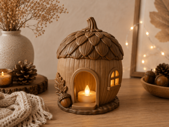 Cute Highland Cow Desk Organizer STL – 3D Printable Pen Holder & Farmhouse Decor - Image 17