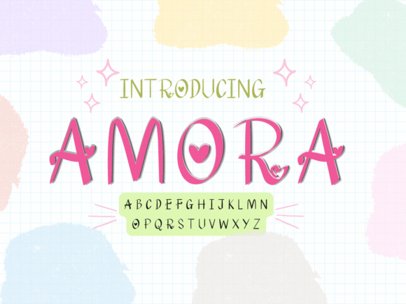 Amora Font - Lettering Fonts Aesthetic
