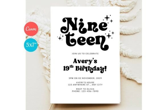 Birthday Invitation Template 342