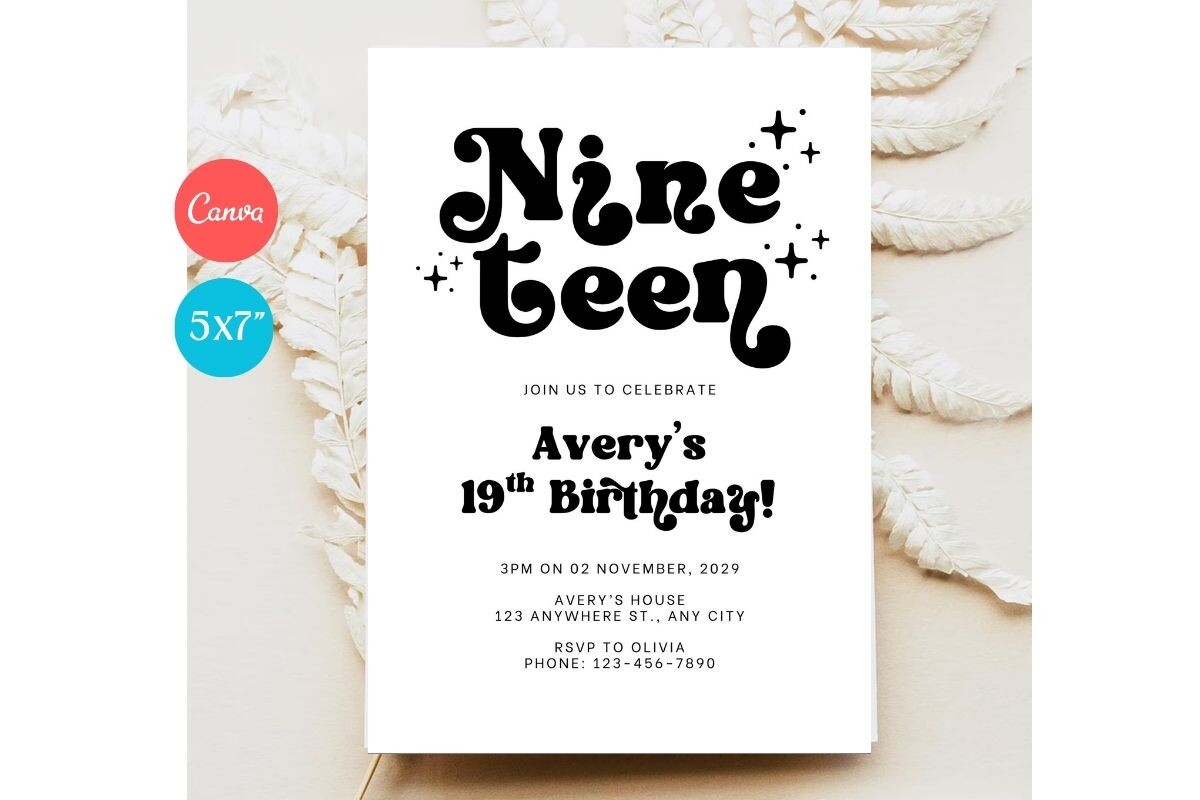 Birthday Invitation Template 342