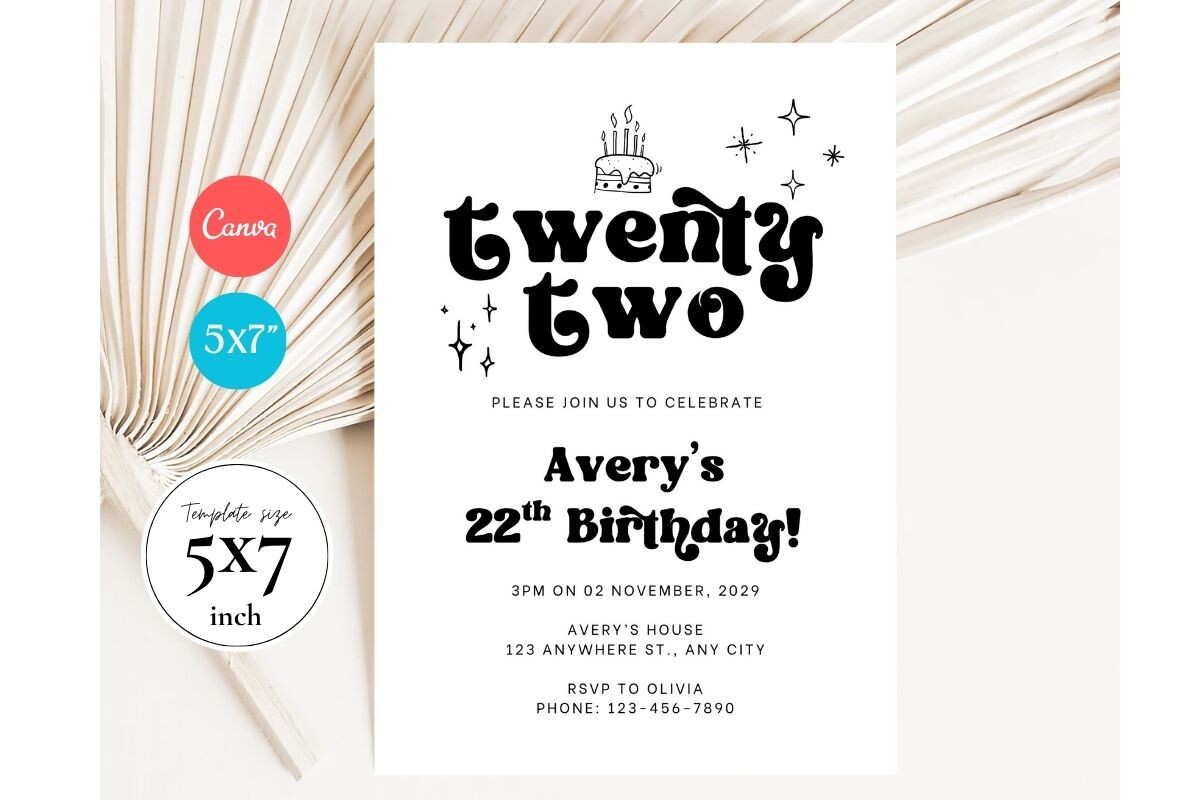 Birthday Invitation Template 345