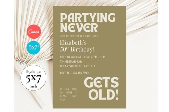 Birthday Invitation Template 4001