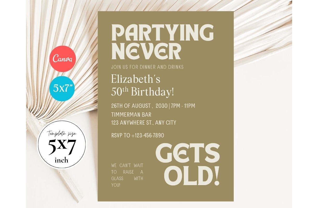 Birthday Invitation Template 4001