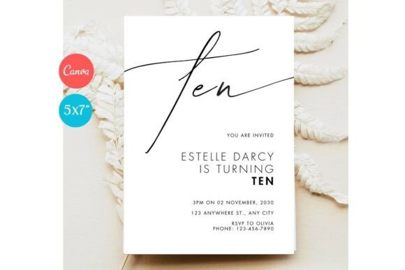 Birthday Invitation Template 442